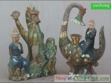Chinese Ceramic Ceramics Porcelain Art Arts Tang San Cai