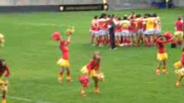 les flammes du roussillon usap vs stade toulousain 2009