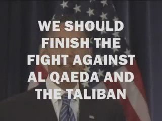 Obama Slamming McCain And Bush For Afghanistan