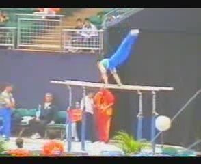 Gymnastics - 2004 PAC - Sam Simpson - P Bars