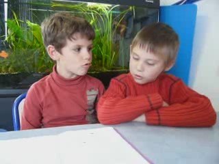 les mots mélangés Mathéo et Pierre