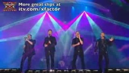 The X Factor 2009 - Westlife What About Now - Live