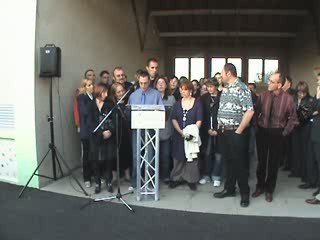 ESAT Valérie Bonafé - Première pierre - Thierry Frédéric