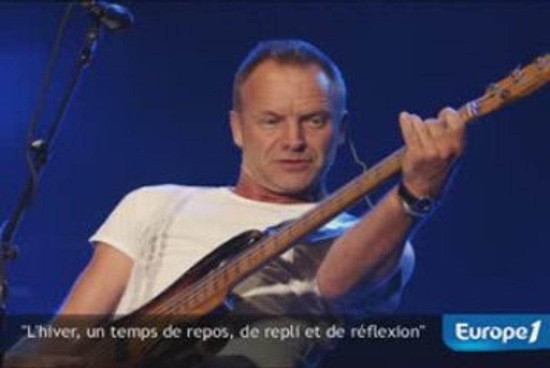 Sting, l'hiver, ses souvenirs et un nouvel album