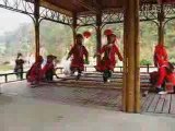 Dongzu Folk bamboo dance Traditional minority Dong Zu people
