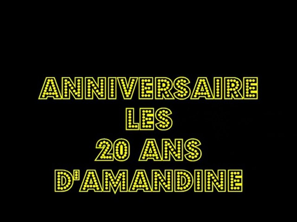 anniv amandine