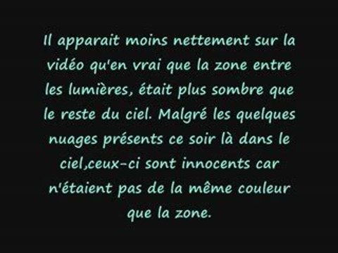 OVNI / PAN énorme filmé le 20 octobre 2009 à CAZERES FRANCE.