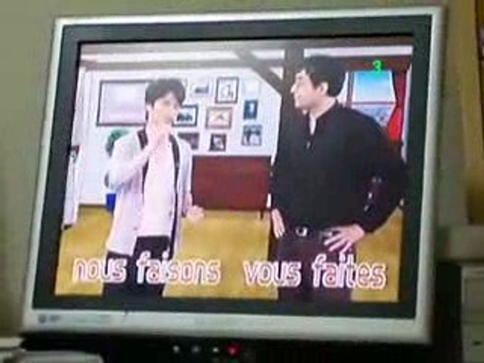 Cours de francais tv japonaise