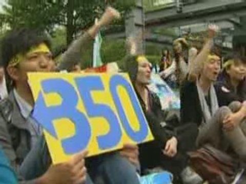 Worldwide protests over carbon dioxide levels