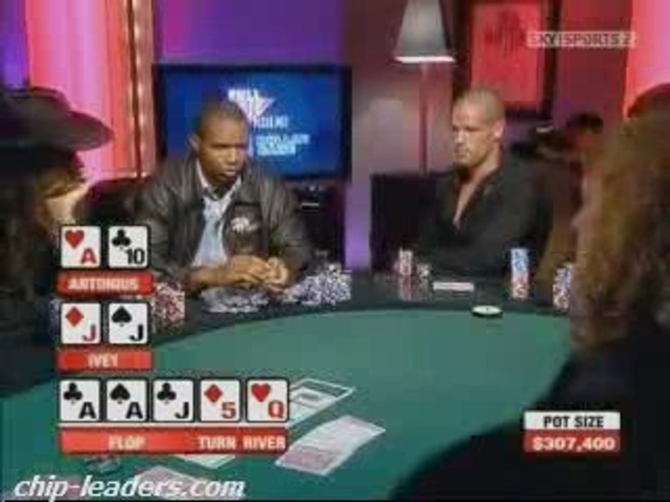 Phil Ivey gagne $800,000 contre Patrik Antonius Poker!