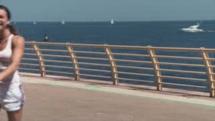 Yelena Isinbayeva - Continuous Cartwheels Challenge