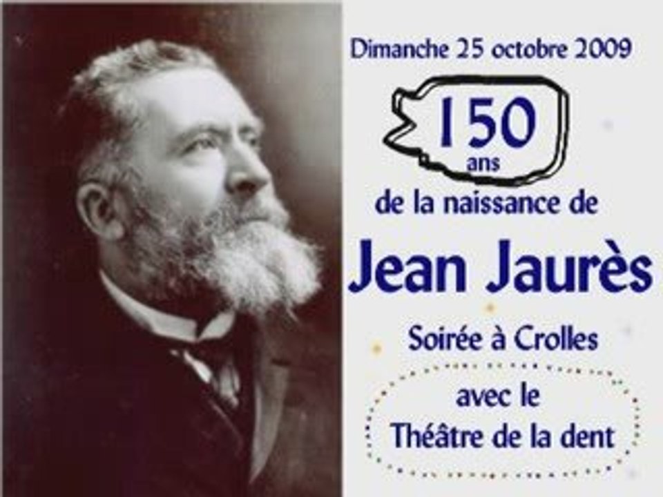 25 octobre, extraits soirée Jean Jaurès à Crolles