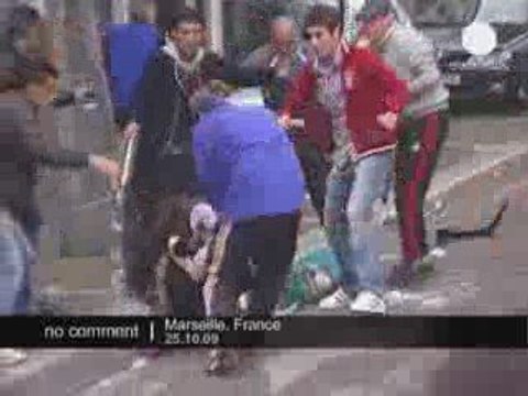 Affrontements de supporters à Marseille