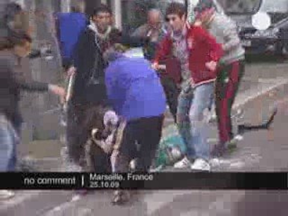 Affrontements de supporters à Marseille