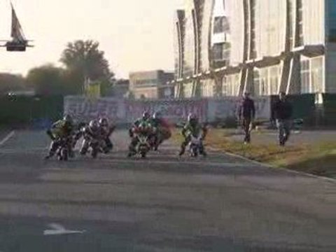 Trophée hivernal Volpiano 1er course 50cc licencié