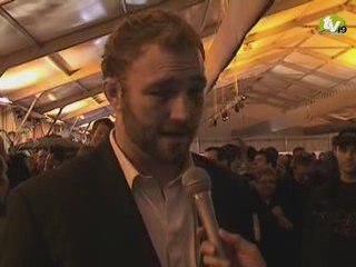 Remise de l'oscar midi olympique à Antonie Claassen