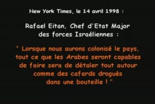 Le judéo-sionisme, une idéologie raciste