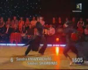 Sandra Kniazeviciute ir Saulius Skambinas (pasadoblis)