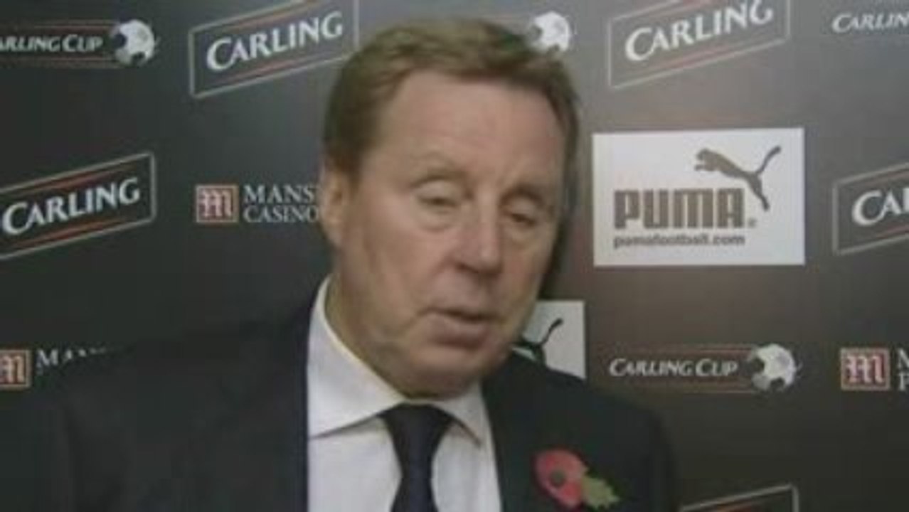 REDKNAPP Tottenham 2-0 Everton Carling Cup Oct 2009