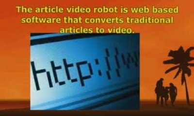 Article Video Robot Discount