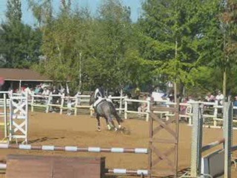 Julie à cheval le 27/09/2009