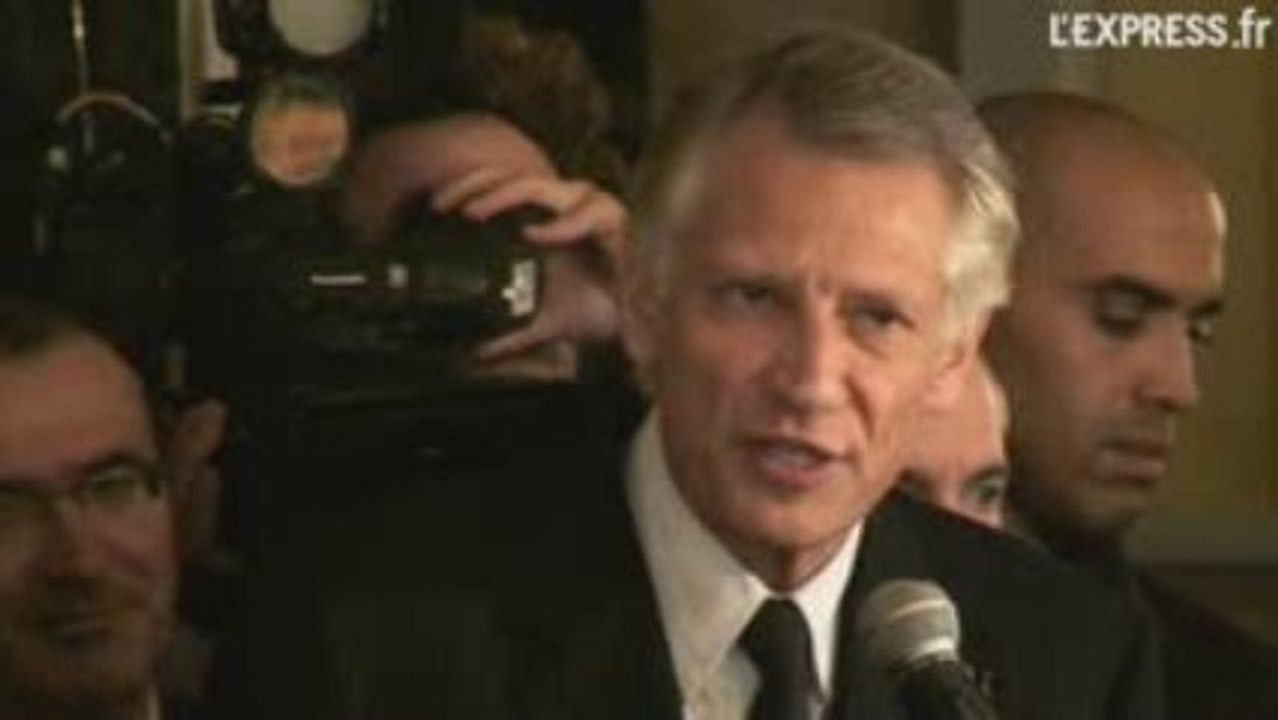 Dominique de Villepin, rock star d'un soir