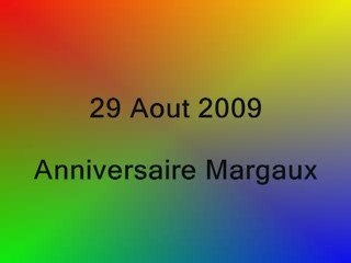 Anniversaire Margaux