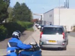 Nicolas Sarkozy a Poligny (Jura)