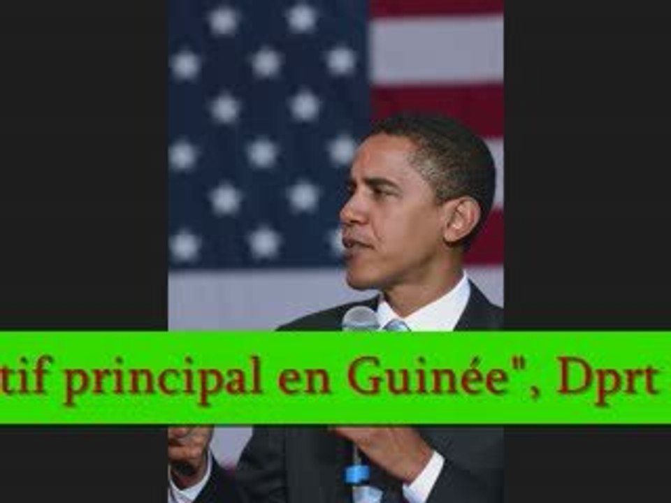 Guinée-Conakry, masacre du 28 septembre 2009. Le vrai Dadis.