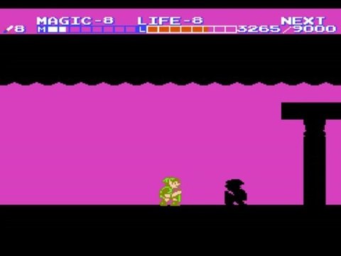 Zelda II : Adventure of Link - Thunderbird et Dark Link