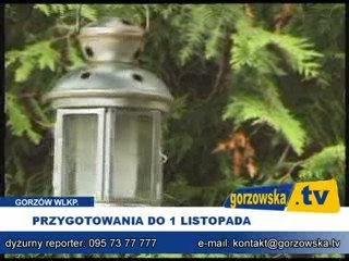 Przygotowania do 1 listopada