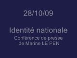 conférence de presse Marine Le PEN