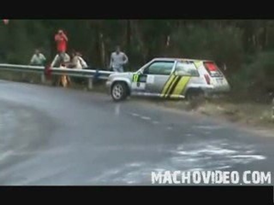 sortie de route rallye