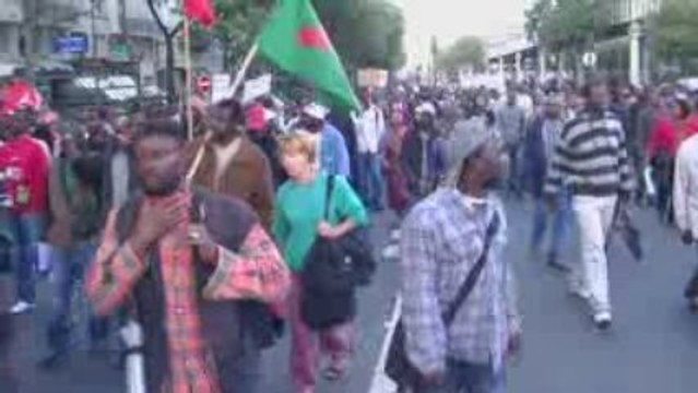 Manifestation des travailleurs sans-papiers du 10 octobre