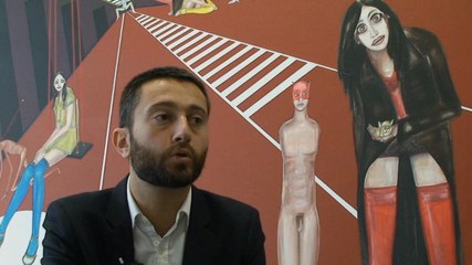 Fabien Danesi parle du travail d'Isabelle Lutz