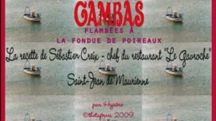 Thetapress en Maurienne : les Gambas flambées