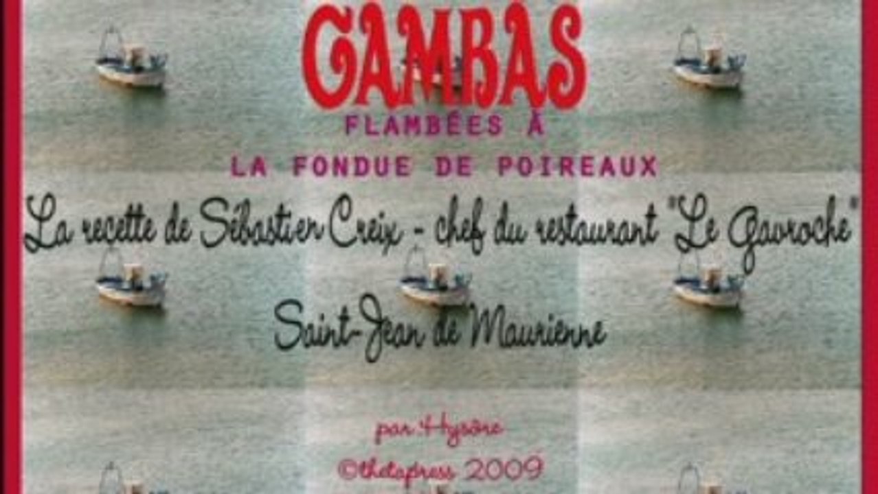 Thetapress en Maurienne : les Gambas flambées