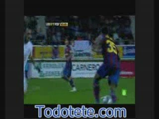Cultural leonesa 0 Barça 2 goles de pedrito