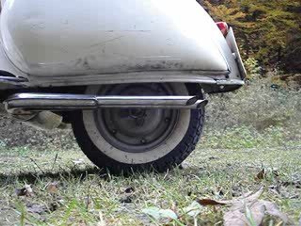 Vespa ACMA Abarth, Auspuff, Pot d'échapement, Escape,