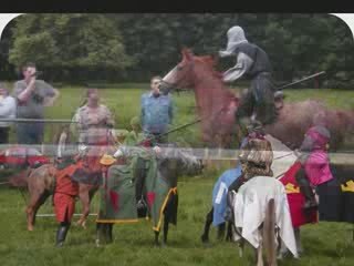 Spectacle équestre medieval