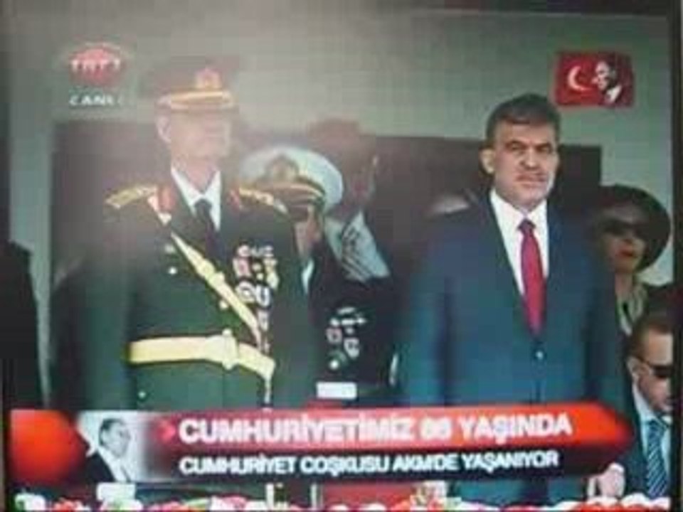 cumhuriyet bayramı seymen ve mehteran görüntüleri