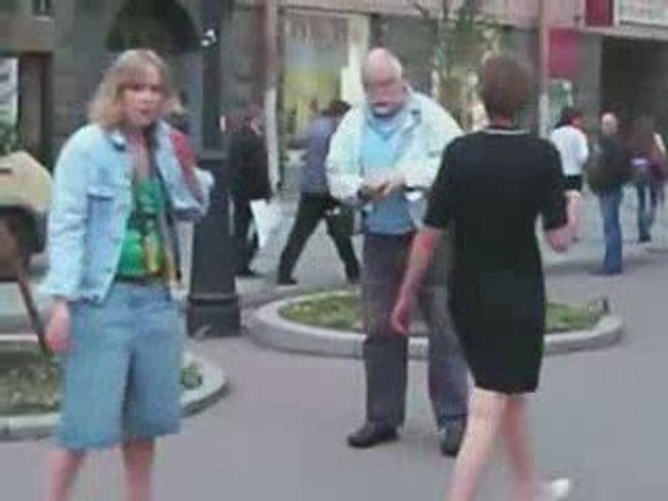 Daymn Mess: Elderly Couple Get It In On The Street Of Ukrain