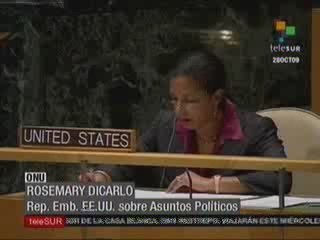 Video Defensa de Estados Unidos ante la ONU por Resolución