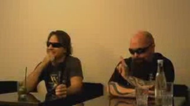 Slayer, Conférence de presse World Painted Blood 2ème partie