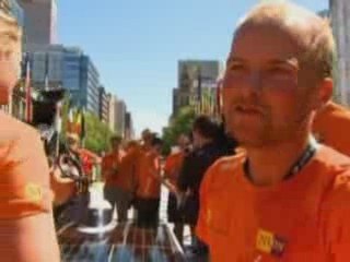 Solar-powered race winners celebrate