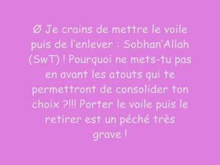 Ma soeur ton voile  plz!!!