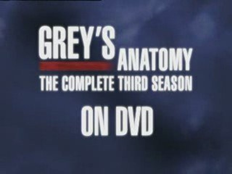 Grey's Anatomy - The Complete Third Season