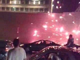 ambiance a amiens apres la victoire de l'algerie