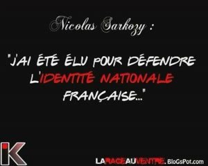 Sarkozy et la défense de l'Identité Nationale (sept 2007)