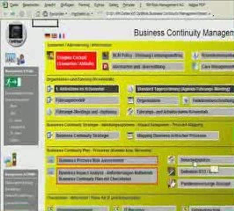 Business Continuity Management - Plan Teil 2 von 2